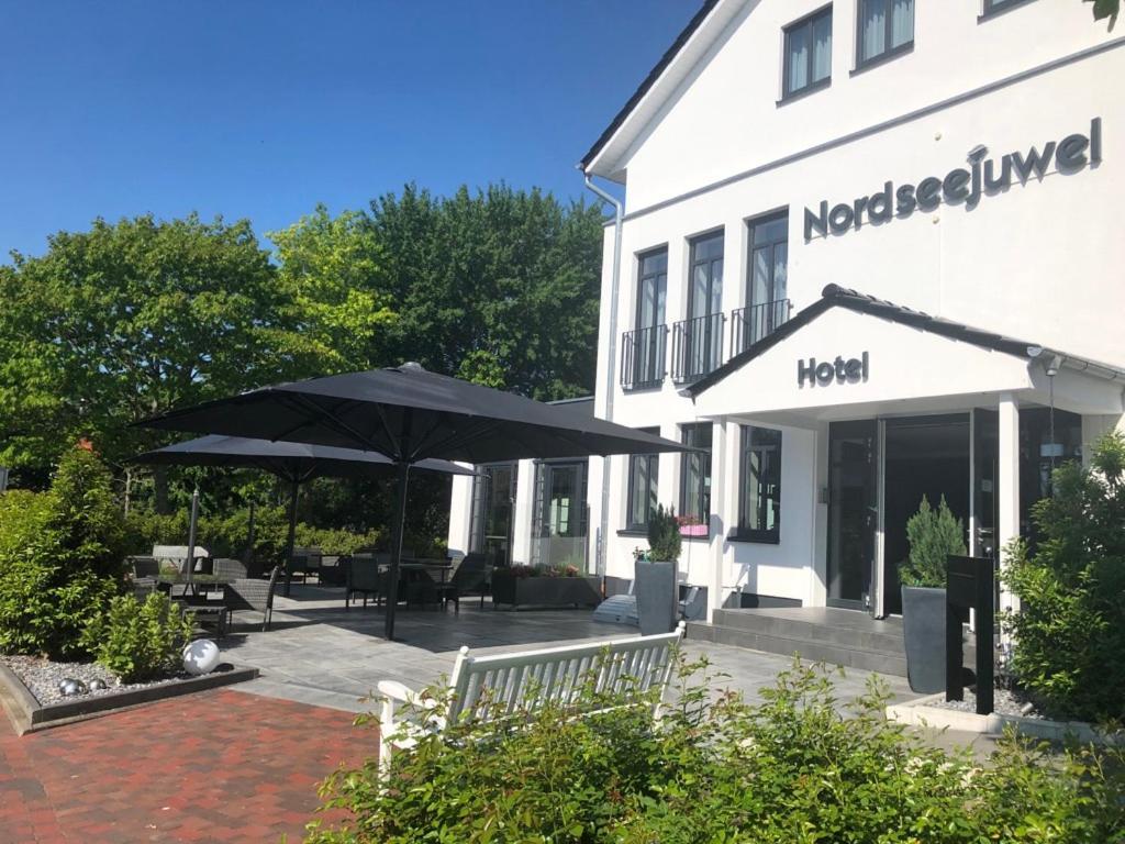 Hotel Garni Nordseejuwel 霍鲁梅尔希尔 外观 照片